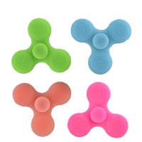 Ecubee Silicone Hand Spinner Colorful Fidget Spinner Finger Focus Reduce Stress Gadget