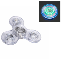Ecubee Spinner Transparent Led Fidget Spinner Hand Spinner Finger Focus Reduce Stress Gadget