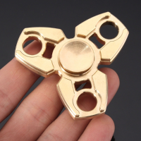 Edc Brass Hand Spinner Gadget Finger Spinner Fidget Focus Reduce Stress Gadget