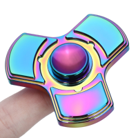 Edc Colorful Copper Hand Spinner Finger Spinner Gadget Finger Spiral Reduce Stress Gadget