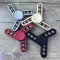 Edc Hand Spinner Gadget Finger Spinner Fidget Focus Reduce Stress Gadget  4 Colors
