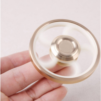 Edc Hand Spinner Wheel Shape Finger Spinner Fidget Fingertip Focus Reduce Stress Gadget