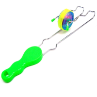 Edc Led Yo Yo Wheel Magnetic Kinetic Rail Twister Finger Reduce Stress Gadget