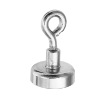Effetool 20mmx32mm 9kg Neodymium Recovery Magnet Metal Detector Claw Hook Magnet