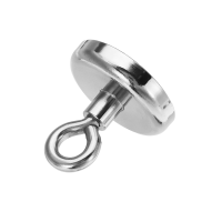 Effetool 42mmx40mm 68kg Neodymium Recovery Magnet Metal Detector Claw Hook Magnet
