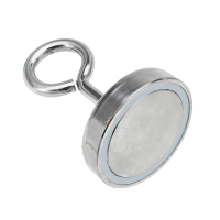 Effetool 75mmx69mm 160kg Neodymium Recovery Magnet Metal Detector Claw Hook Magnet