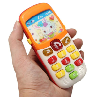 Electronic Toys Kid Mobile Cell Phone Telephone Educational Early Toddlers Learning Musical Sound Puzzle Gifts