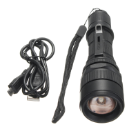 Elfeland Xm L T6 2000lm 5modes Zoomable Usb Rechargeable Led Flashlight 18650