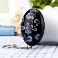 Emergency Personal Alarm Keychain Electronic Self Defenson Device With 120db