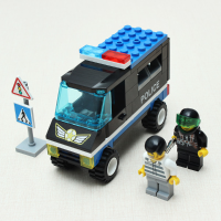 Enlighten Patrol Wagon Police Car Blocks Educational Toy