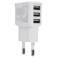 Eu 3 Usb Ports Travel Wall Charger Power Adapter For Mobile Phone