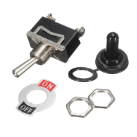Excellway® 12v Heavy Duty Toggle Switch Flick On/off Boat Light Switch Spst With Waterproof Cover