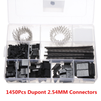 Excellway® 1450pcs Dupont 2.54Mm Connectors Assortment Crimping Tool Kit Pcb Pin Headers