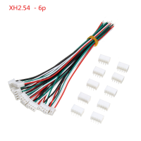 Excellway® 20pcs Xh Pitch 2.54Mm Single Head 4pin Wire To Board Connector 15cm 24awg With Socket