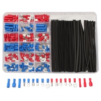 Excellway® 260pcs Terminals Heat Shrink Tube Assorted Connectors Set