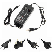 Excellway® 3 12V 5A 60W AC/DC Adapter Switching Power Supply Regulated Power Adapter Display
