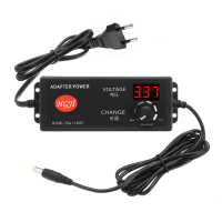 Excellway® 4 24V 2.5A 60W AC/DC Adjustable Power Adapter Supply EU Plug Speed Control Volt Display