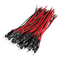Excellway® 50pcs 24awg 2.54Mm 2pin Male Terminal Wire Single Head