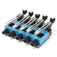 Excellway® 5pcs Limit Switch Ac 250v 5a Adjustable Rotary Roller Lever