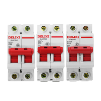 Excellway® Dz47s 2p/c Ac 400v 10/20/32a 2p Plastic Air Switch Miniature Circuit Breaker