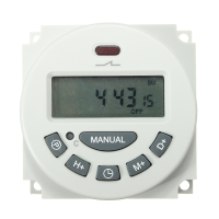 Excellway® L701 12v/110v/220v Lcd Digital Programmable Control Power Timer Switch Time Relay