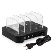 Excellway® Universal 4.8A 4 Port Desktop Charging Dock Multi Port Detachable Usb Charging Station