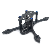 Exuav 117mm 4mm Bottom Thickness 3k Caribon Fiber Frame Kit For Rc Drone Fpv Racing