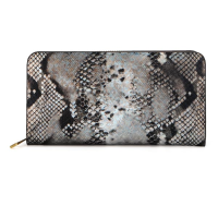 Fashion Women Snake Grain Wallet Long Clutch Zipper Purse Coins Bag