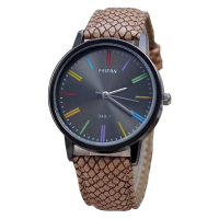 Feifan 049 1 Snake Grain Pu Leather Band Waterproof Watch