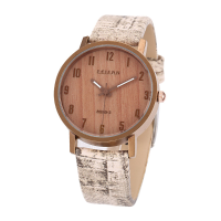 Feifan M069 3 Vintage Wood Grain Waterproof Quartz Watch