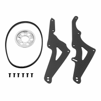 Fijon Fj913 1/5 Carbon Fiber Competition Motorcycle Rc Car Parts After 44t Lengthened Op Op1