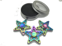Five Star Colorful Rotating Fidget Hand Spinner Adhd Autism Reduce Stress Focus Attention Toys