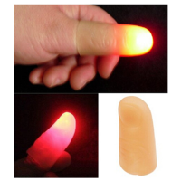 Flashight Finger Cot Easyfashion Light Up Thumbs Magic Props