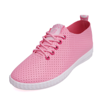 Flat Women Lace Up Soft Breathable Fashion Low Top Loafers Shoes