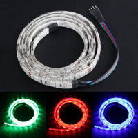 Flexible Rgb 60 Led Strip Light 5050 Smd Car Auto Decoration Light