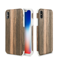 Floveme Natural Wood Grain Texture Soft Tpu Case For Iphone X