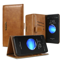 Floveme Triple Folds Flip Magnetic Detachable Wallet Case For Iphone 7 Plus