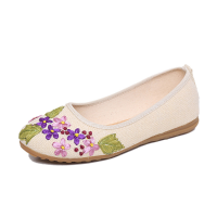 Flower Casual Women Shoes Outdoor Soft Flat Loafers