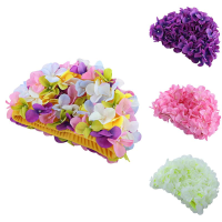 Flowers Design Cap Delicate Personalized Three Dimensional Petal Swimming Caps For Long Hair Sale