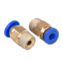 FLSUN® 10PCS PC4 01 Thread Nozzle Brass Pneumatic Connector Quick Joint For 3D Printer J head Remote Extruder