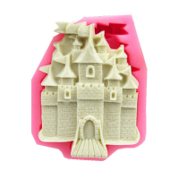 Food Grade Silicone Cake Mold Diy Chocalate Cookies Ice Tray Baking Tool Castle Shape