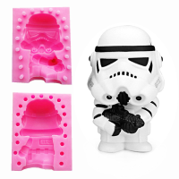 Food Grade Silicone Cake Mold Diy Chocalate Cookies Ice Tray Baking Tool Specail Man Shape