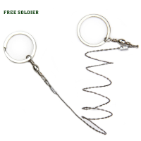 Free Soldier Outdoor Survival Fret Saw Camping Wildness Stainless Steel Wire Saw Tool Equipment