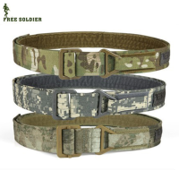Free Soldier Outdoor Tactical Waist Belt Men Nylon Strap For Climb Rappelling Rescue