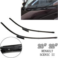 Front Flat Windscreen Wiper Blades For Renault Scenic Ii 05 09