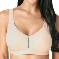 Full Coverage CD Cup Wire Free Thin Bra Sleeping Vest Bras