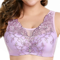 Full Coverage Embroidered Busty Gather Bando Bras