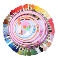 Full Range of Embroidery Starter Kit Cross Stitch Tools Kit Needles Set