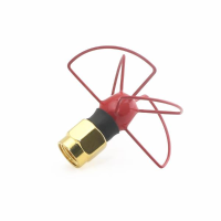 Furiousfpv 5.8Ghz 1.7Dbi Pinwheel Short Fpv Antenna Rhcp Rp Sma Male