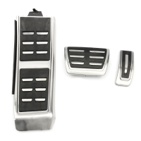 Gas Fuel Brake Footrest Pedal Cap For Audi A4 S4 B8 S4 RS4 Q5 A5 RS5 8T 8R 09 15